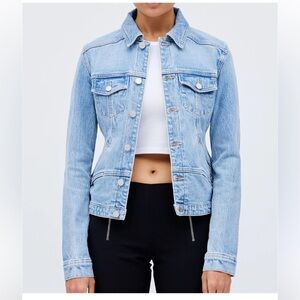 RBLPuppet Ailee Contoured Denim Trucker Jacket NWT